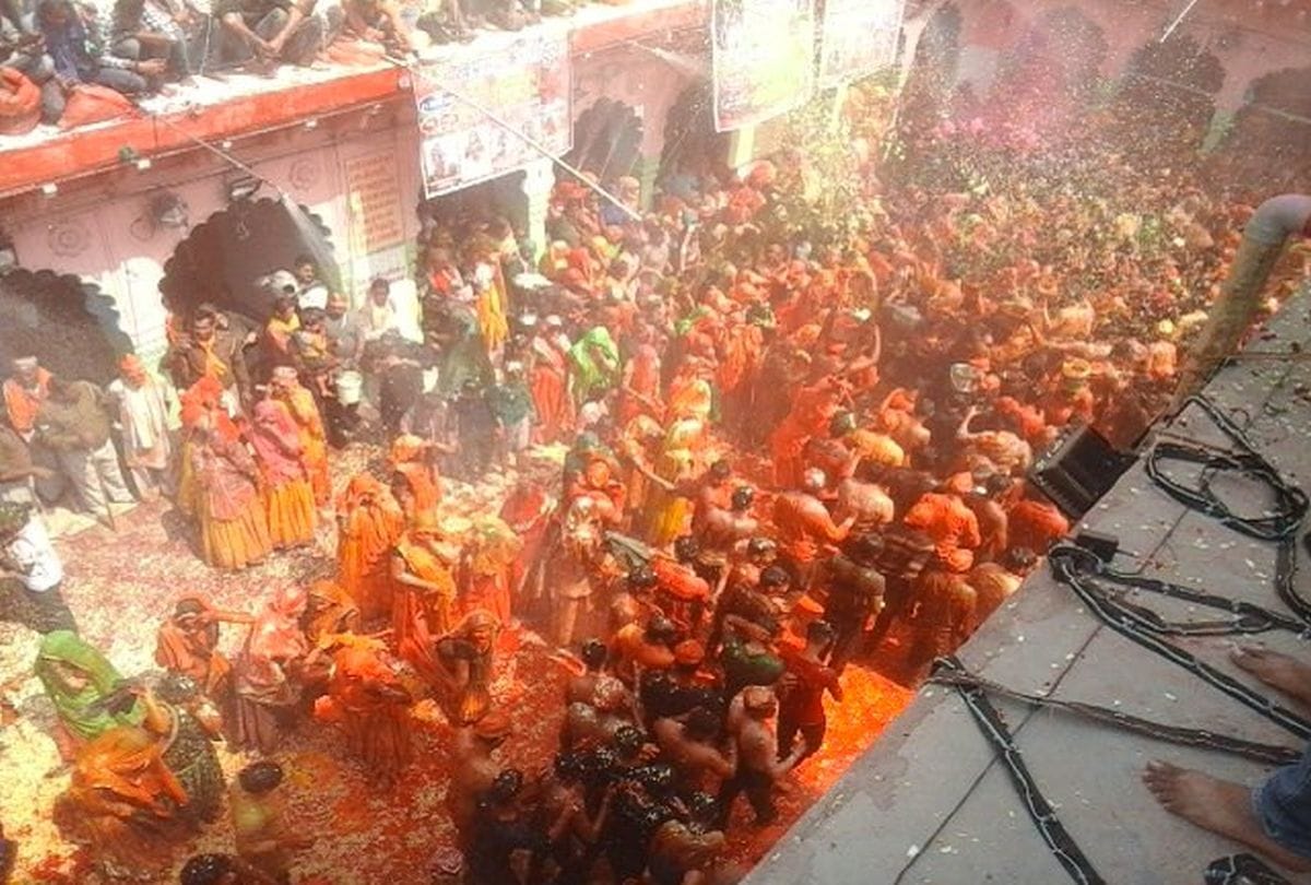 Holi 2020: Huranga In Dauji Maharaj Mandir Baldev