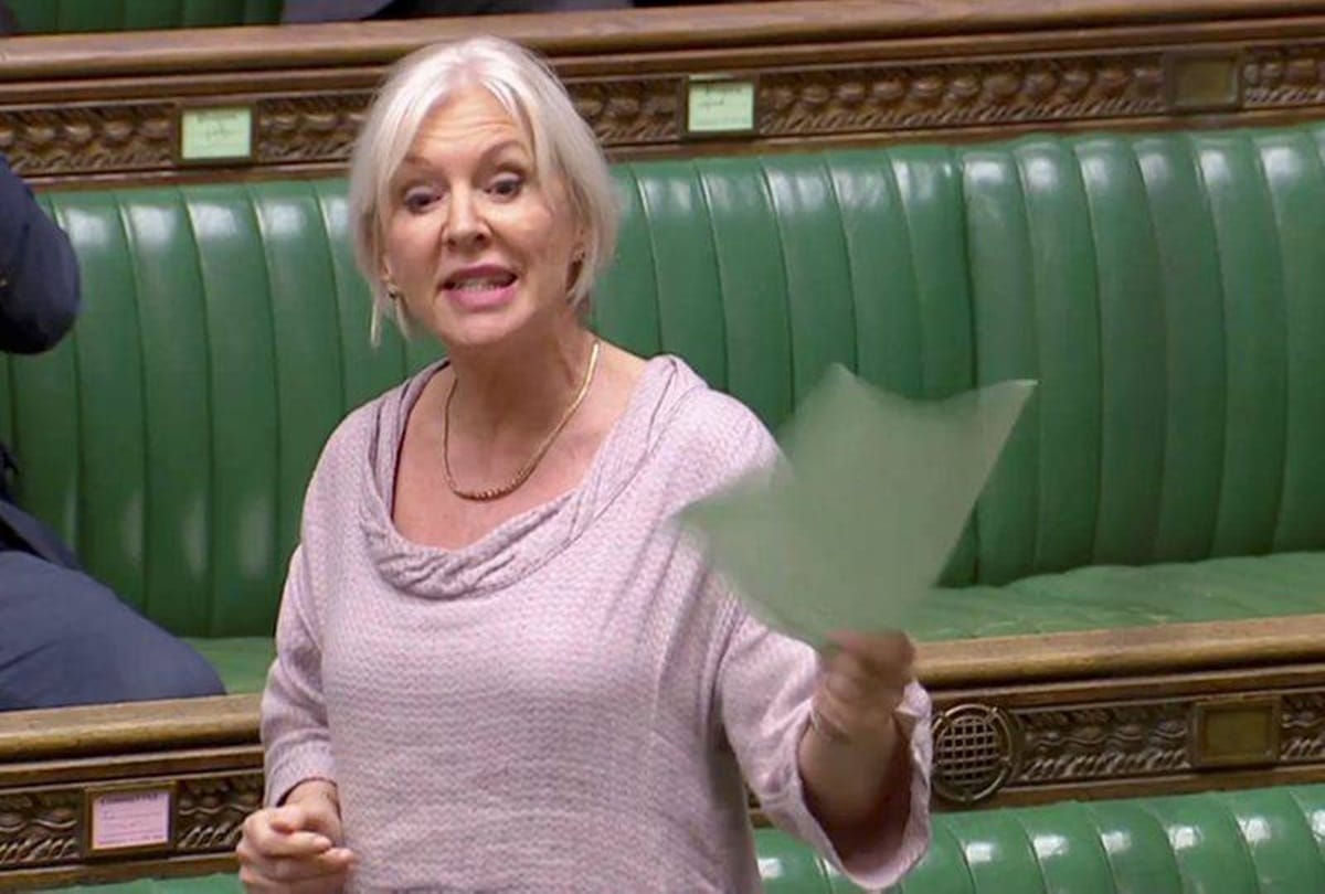 Coronavirus Britain UK Health Minister Nadine Dorries Tests Report Positive