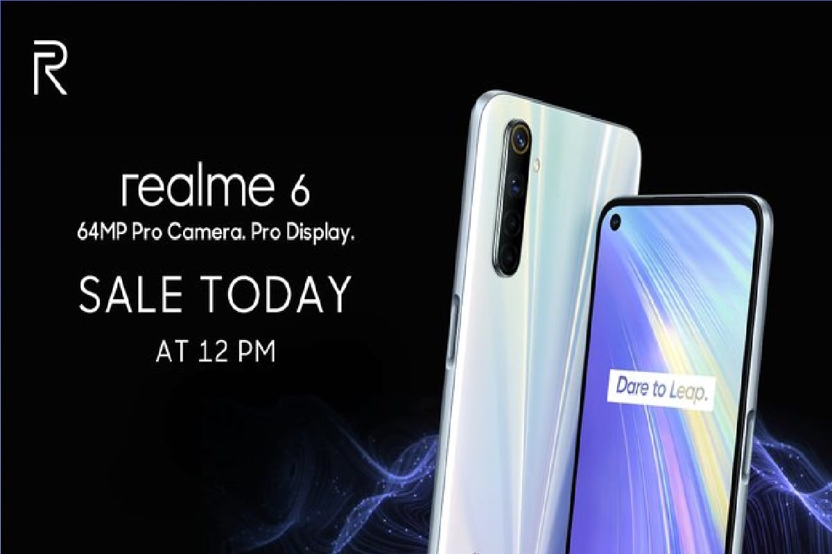 Realme 6 की पहली सेल आज, इसमें है 64MP का PRO कैमरा Realme 6 sale today in India, price, offers and specifications