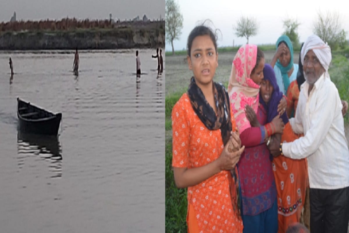 A girl died after a boat capsized in Baghpat Yamuna river and five people are still missing