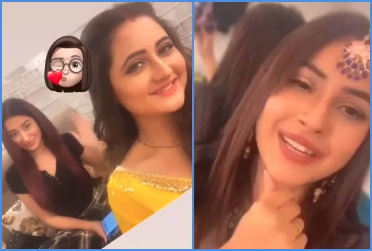 bigg boss 13 contestant shehnaaz gill to rashami desai tiktok video