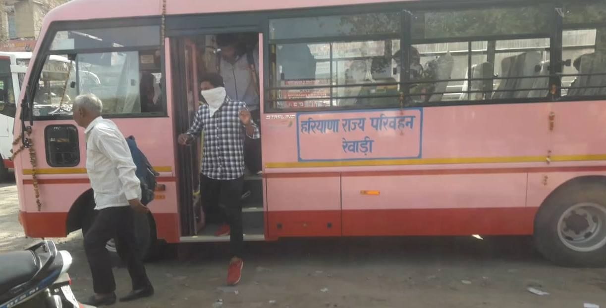 Pink Buses are not regularised in Rewari