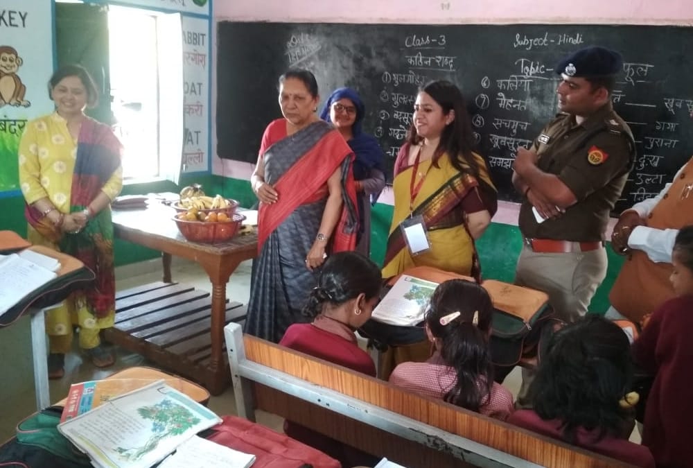 Governor Anandi Ben Patel visits shravasti.