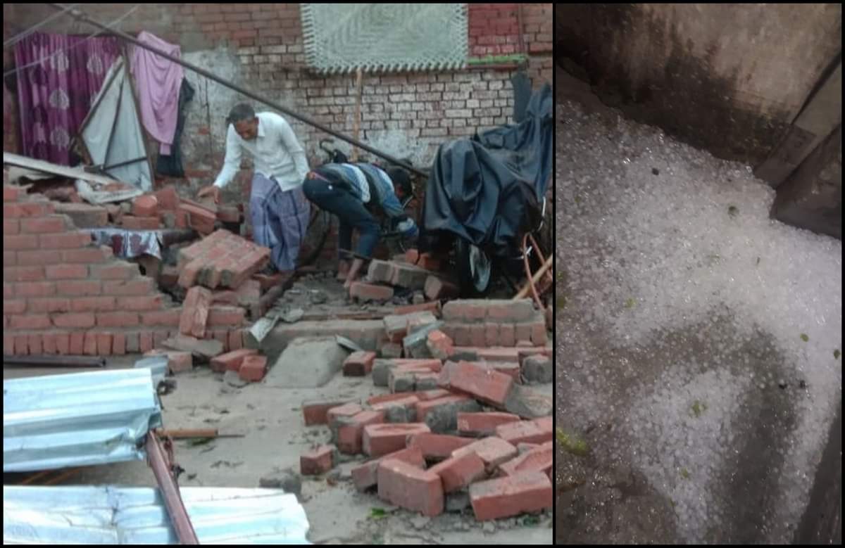 Many people died by lightning house collapse heavy rain tree fall in purvanchal dist