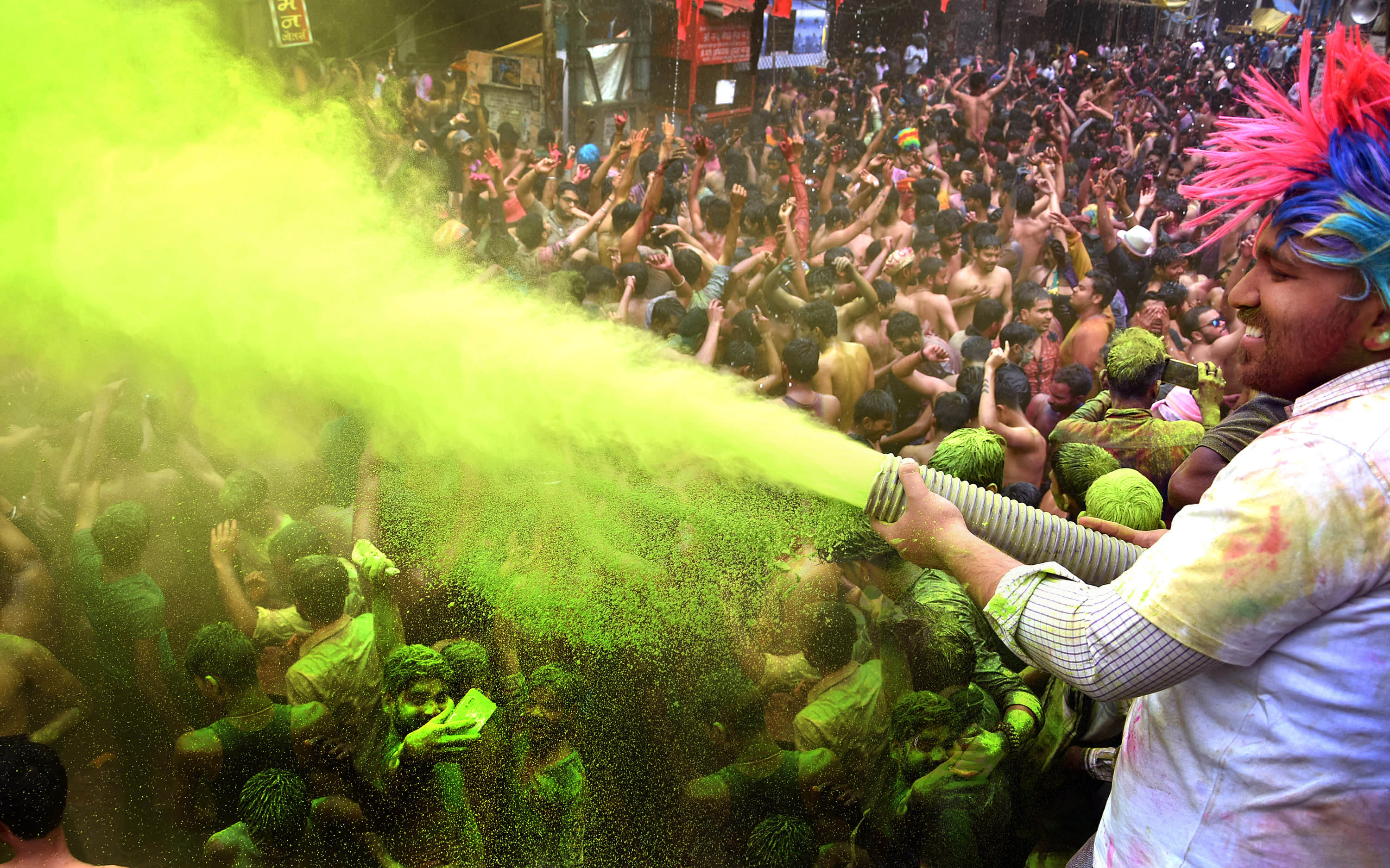 Holy fest celebrated in the city with strong zeal and joy