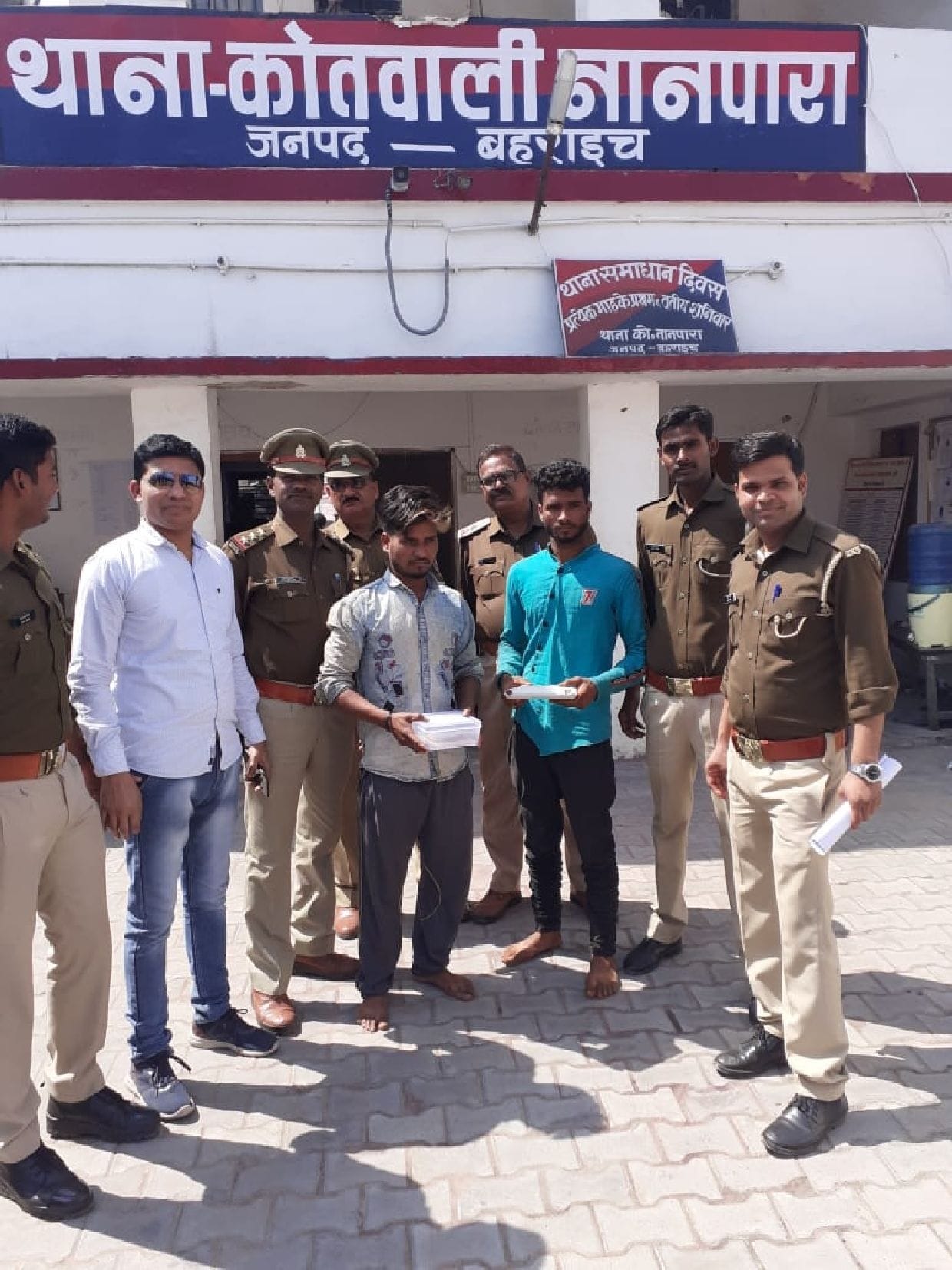 Revealing gang busting, two arrested