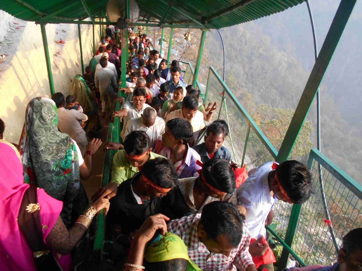 On the second day, 25 thousand devotees visited Ma Purnagiri