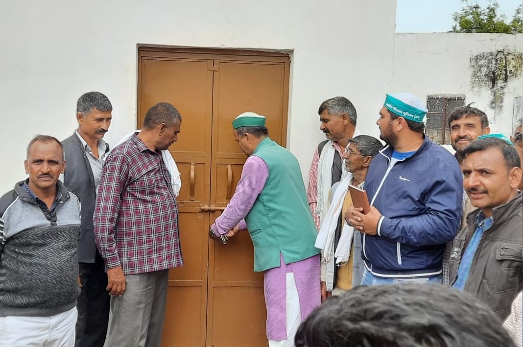 bhartiya kisan unioun workers protest