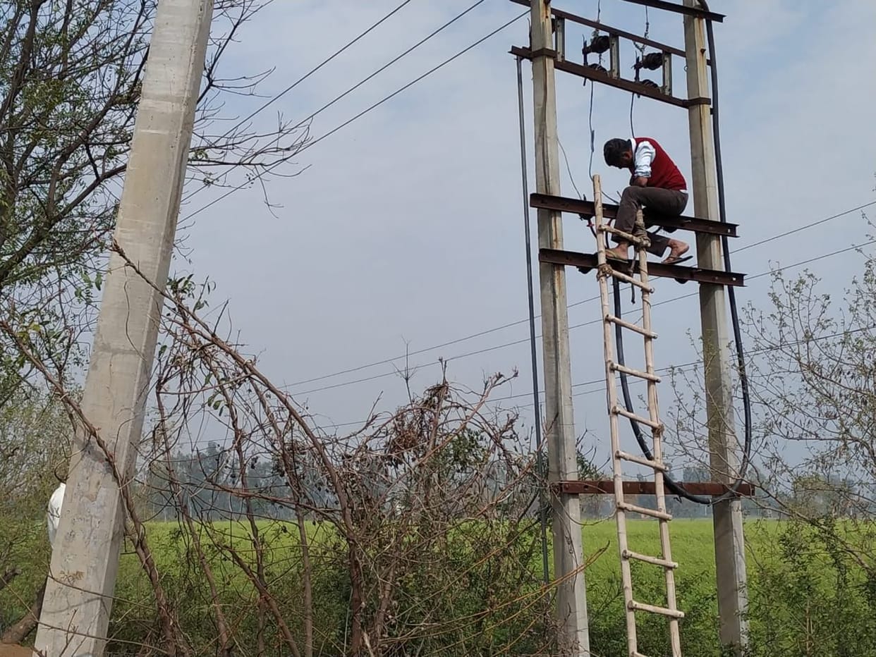 electricity was interrupted due to rain, trees fell due to storm
