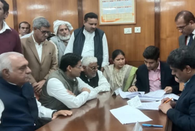 congress leader depender singh hooda filed nominations for rajya sabha election 2020