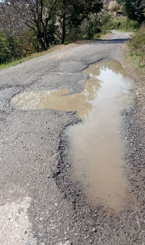 bad road of Dwarahat