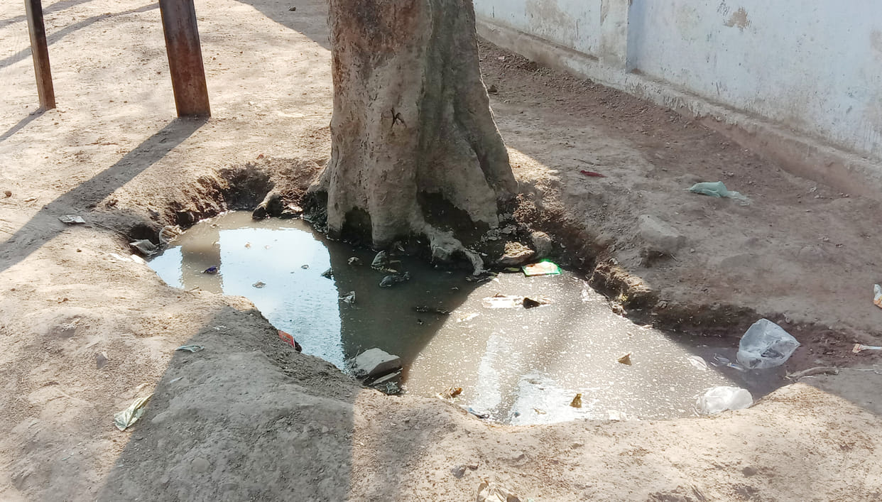 water wastage in jail crossing