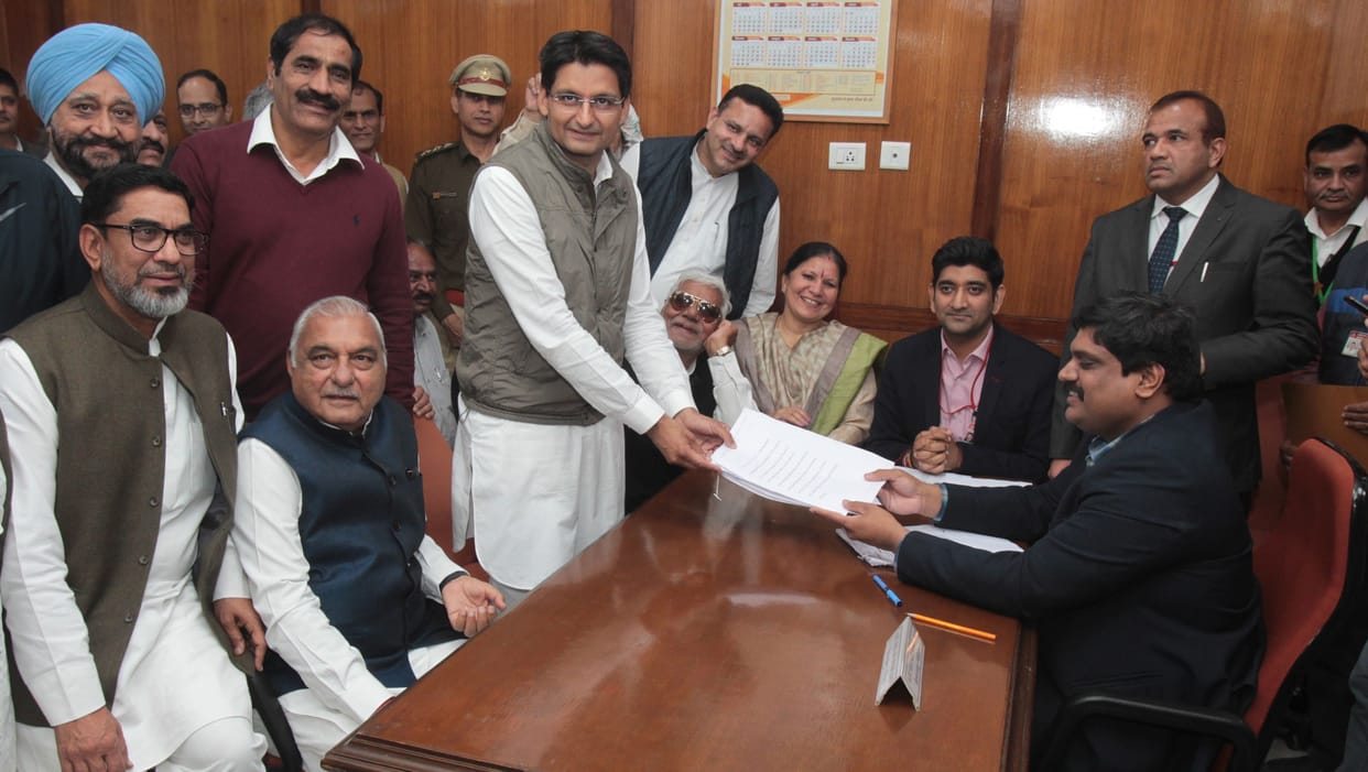 nominations for Rajya Sabha from Haryana
