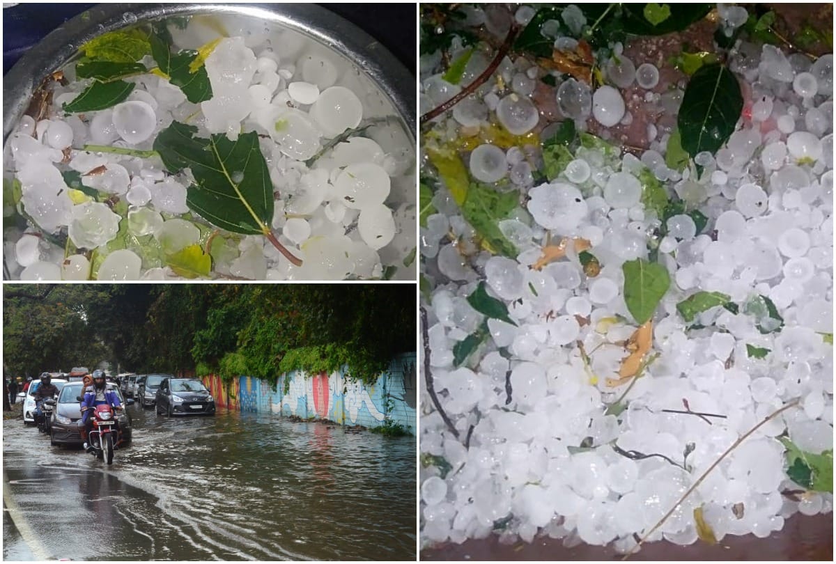Cyclonic winds will make more rain, warning of thunderstorms and hail again today