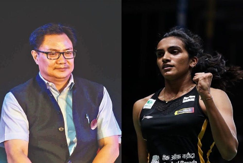 Pv sindhu1 called up whether to continue playing All England Open, told to carry on by Kiren Rijiju