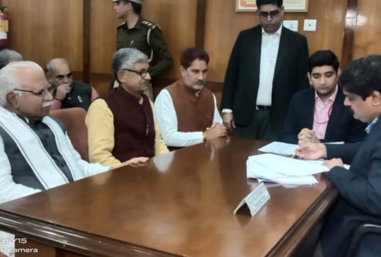 dushyant kumar gautam, ram chander jangra filed nominations for rajya sabha election