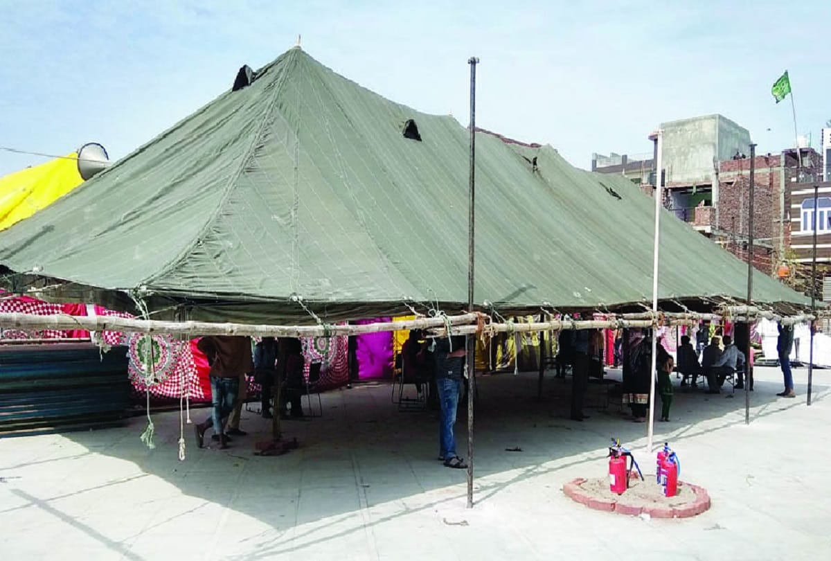 Separate arrangements for 12 pregnant women in relief camp