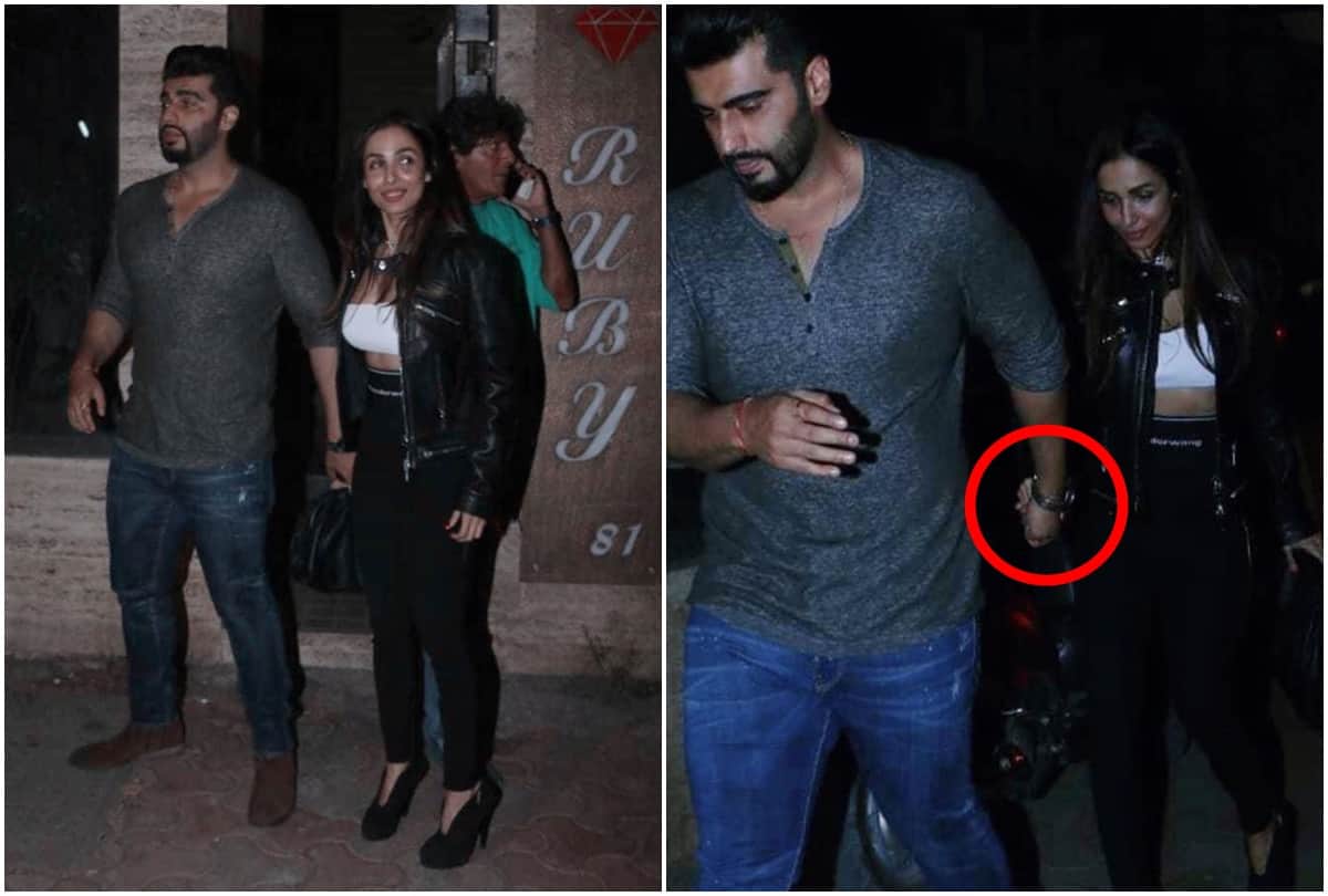 Arjun Kapoor and Malaika Arora Spotted Hand in Hand at Mumbai Photos Goes Viral