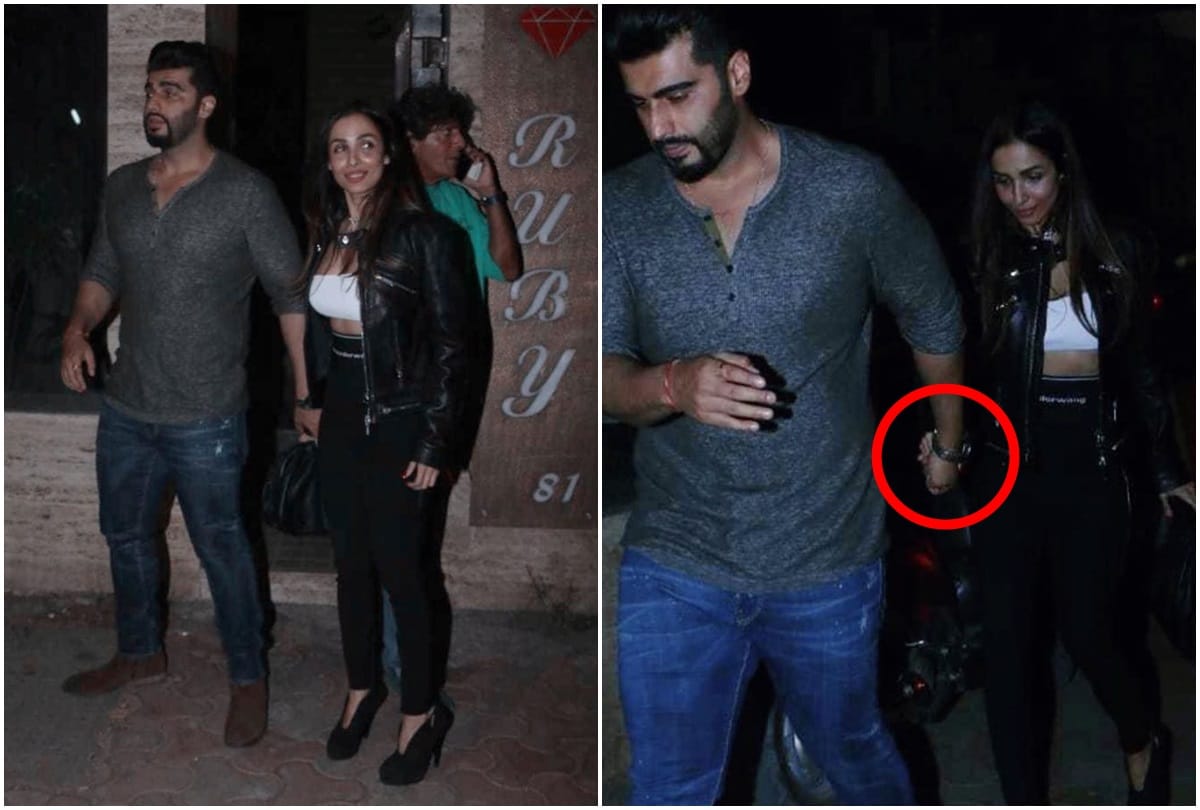 Arjun Kapoor and Malaika Arora Spotted Hand in Hand at Mumbai Photos Goes Viral