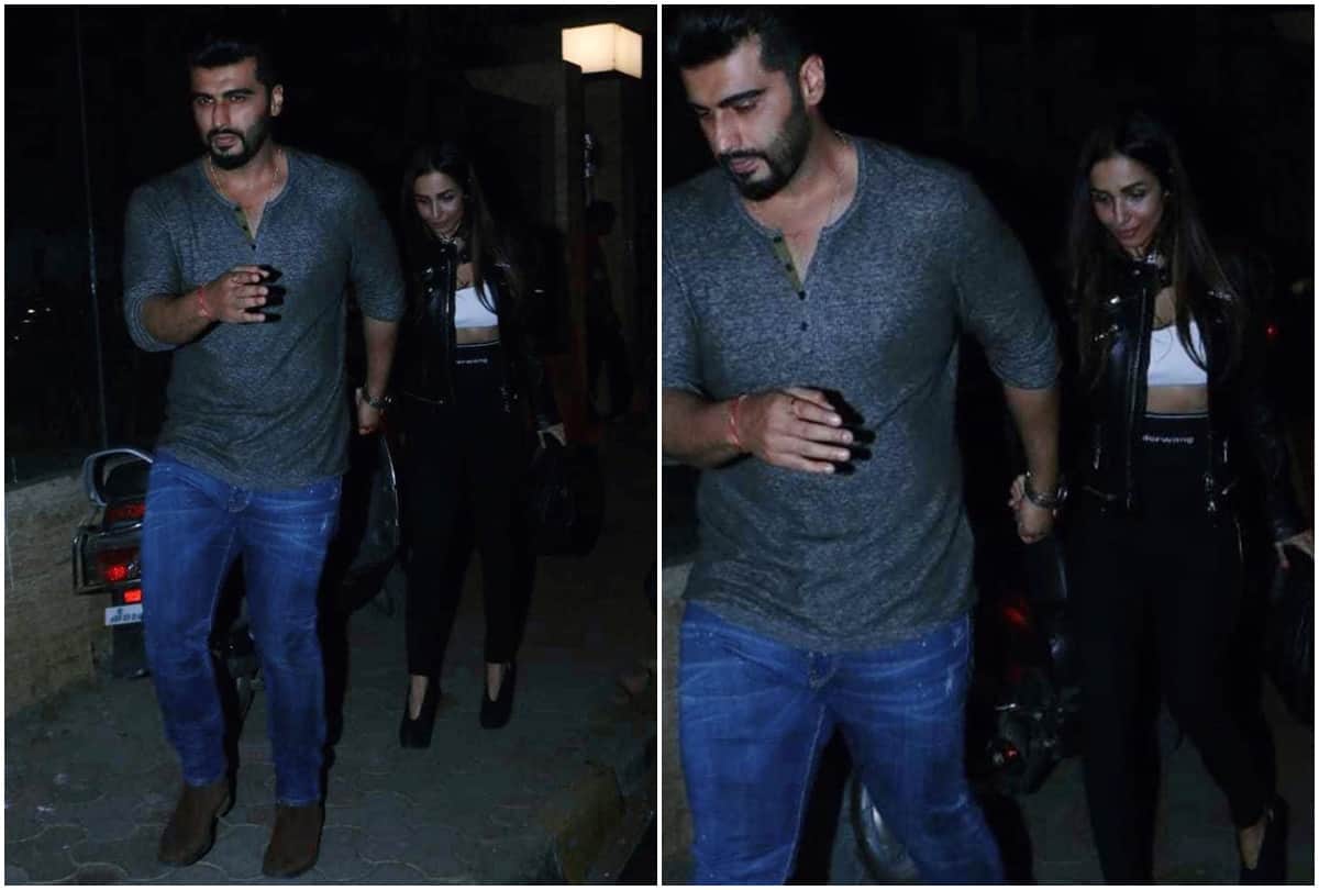 Arjun Kapoor and Malaika Arora Spotted Hand in Hand at Mumbai Photos Goes Viral