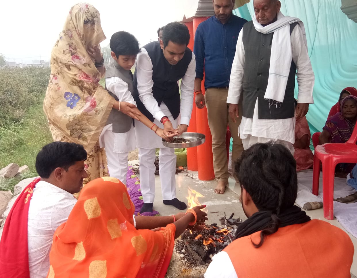BJP leader Pankaj Singh praised the life of the idol of Bajrang Bali