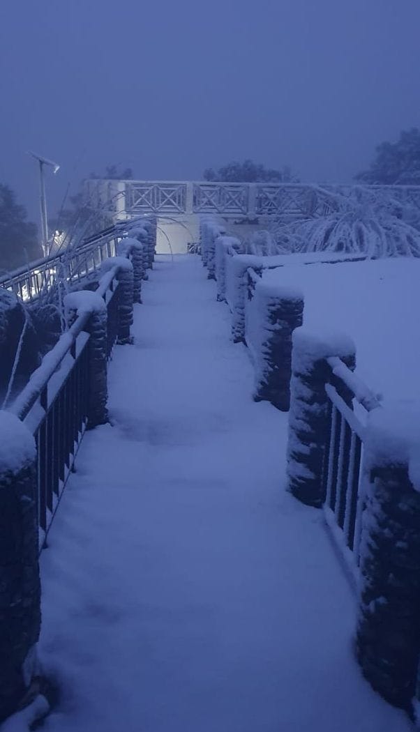 Snowfall in Binasar