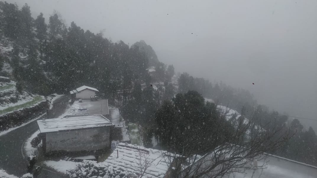 Snowfall in Danpur