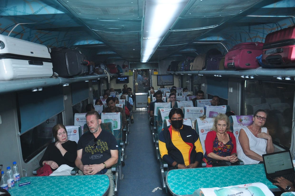 corona virus: people avoiding travelling by train