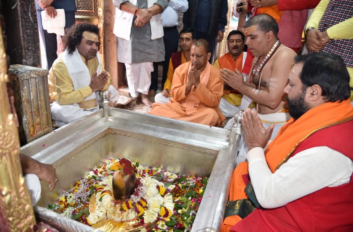 See through pictures how CM Yogi overseeing PM's priority project