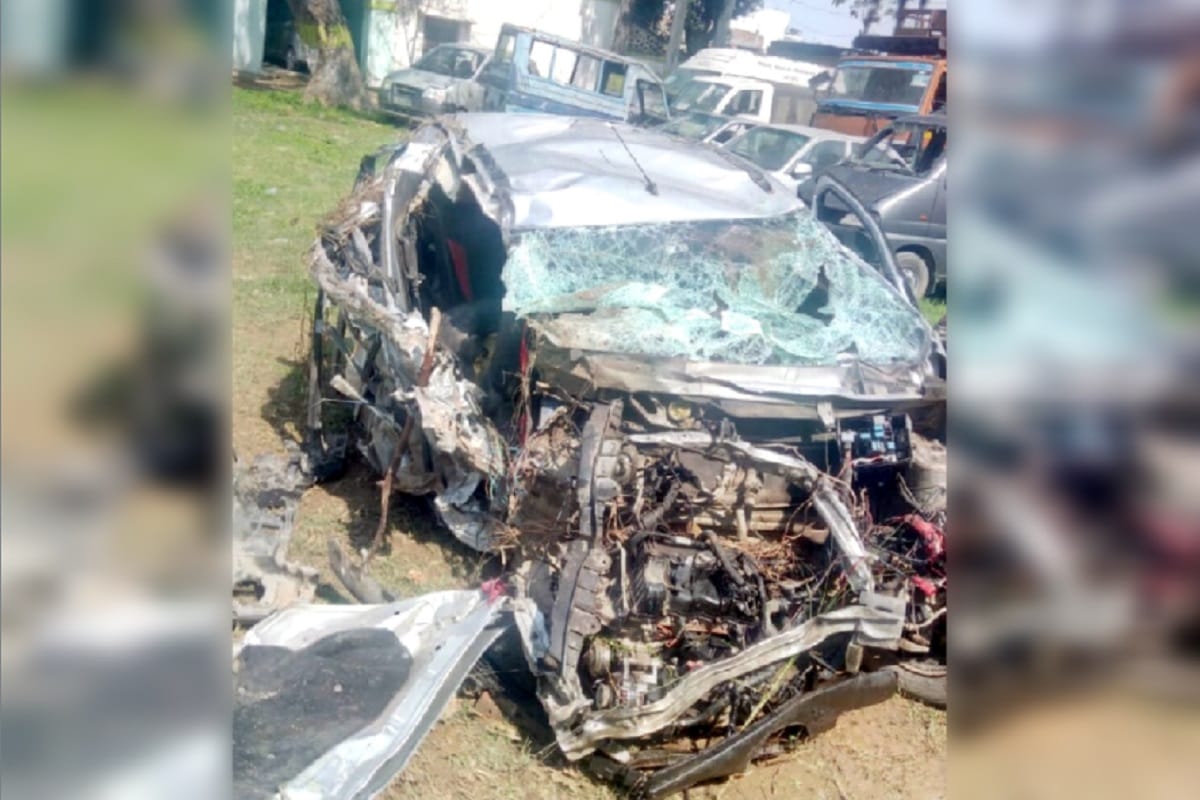 Two peoples died including a woman in road accident at Bijnor city