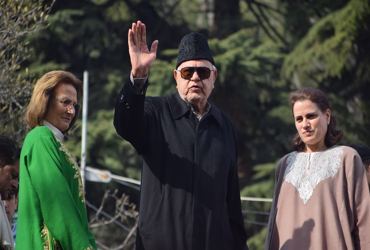 Farooq Abdullah s patriotism Said Kashmir is a part of India