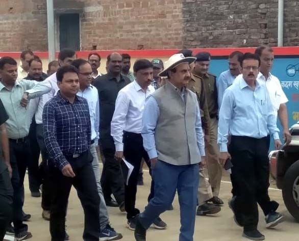 GM inspected railway station in chitrakoot