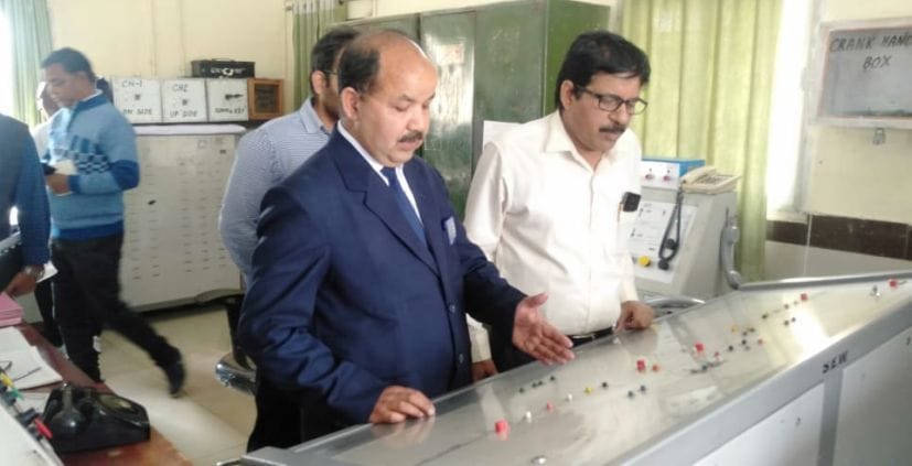 DRM inspected the railway station