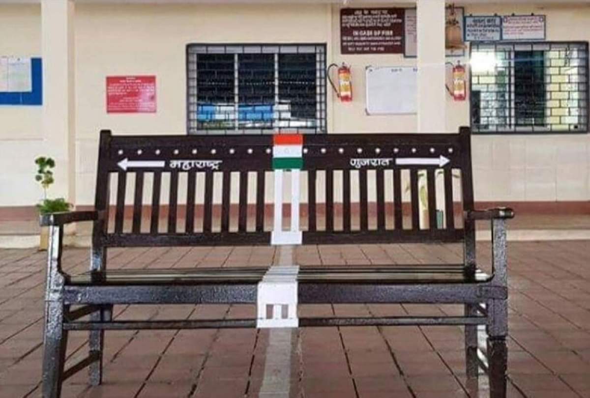 Unique railway station in india Navapur Railway Station is located in two states