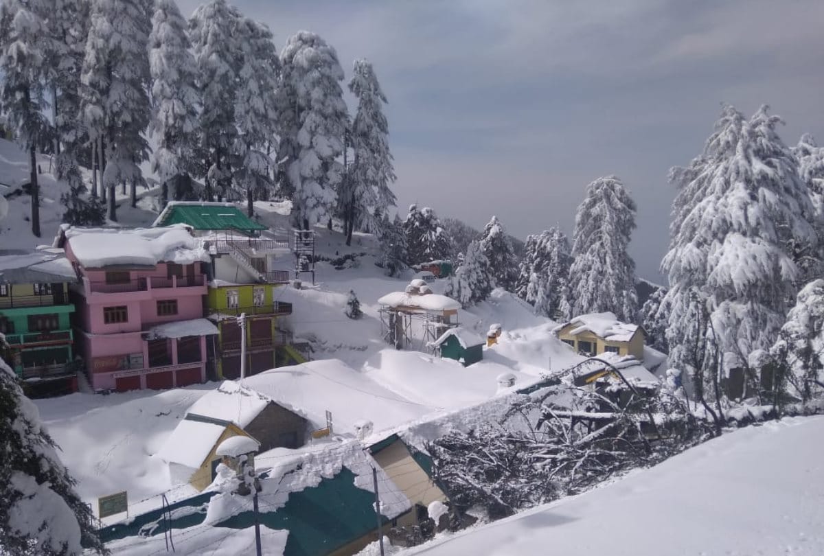 fresh snowfall in shimla Dalhousie rohtang in himachal pradesh
