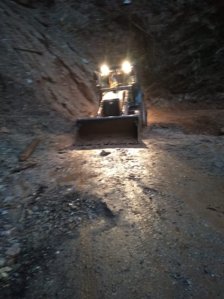 Shama-tejam road closed