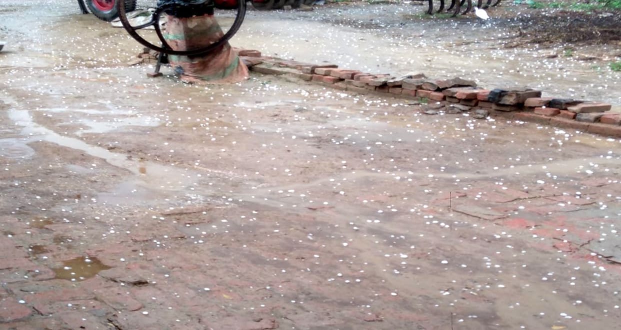 tej hava sang huee baarish, ole gire, thand badhee