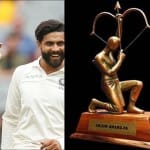 रविन्द्र जडेजा और चेतेश्वर पुजारा/ अर्जुन अवार्ड