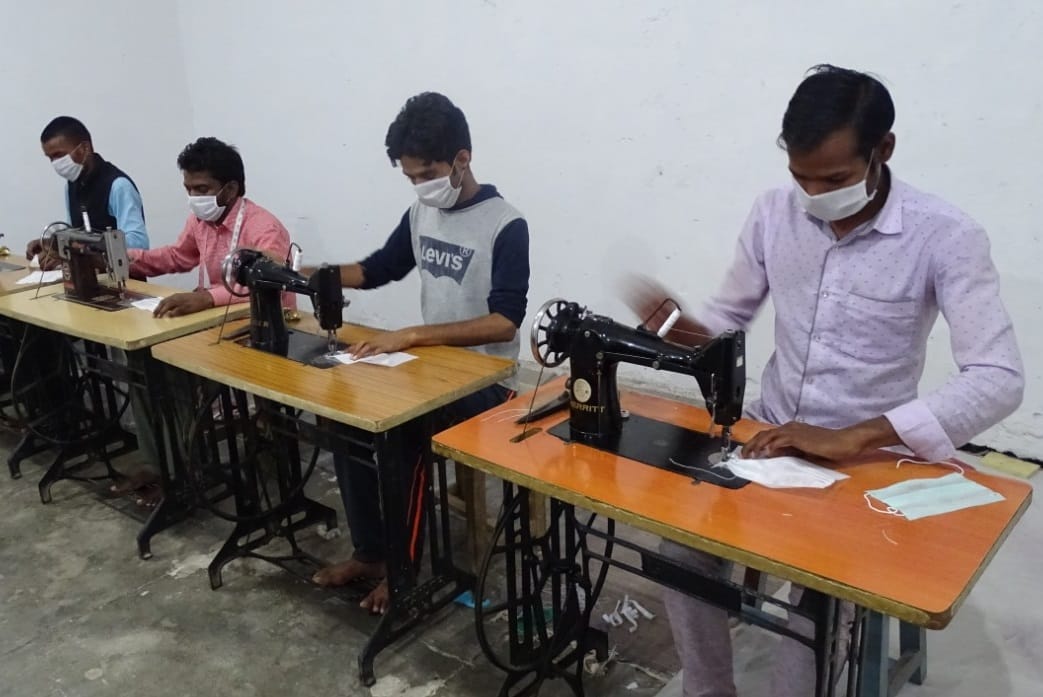 Masks are being made for prisoners in jails