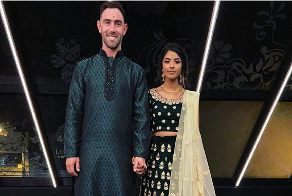 Glenn Maxwell fiancee Vini Raman shares photo from their Indian engagement