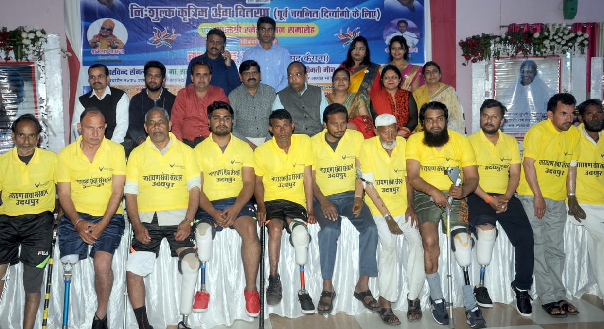MP distributes artificial limbs to 65 Divyang