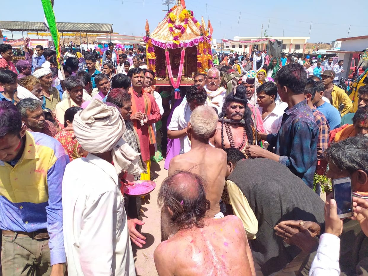 people gathered at rakh panchampur mela