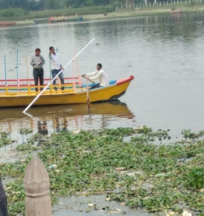 Silt in Yamuna