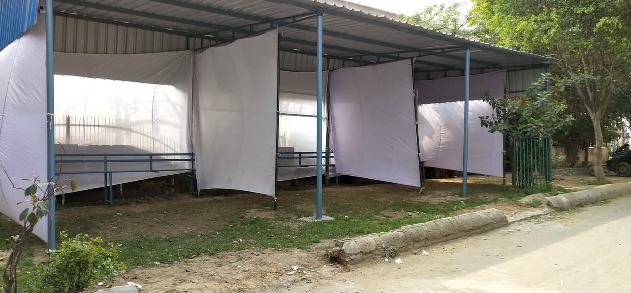 temporary OPD opened in karuna Badhurgarh Hospital