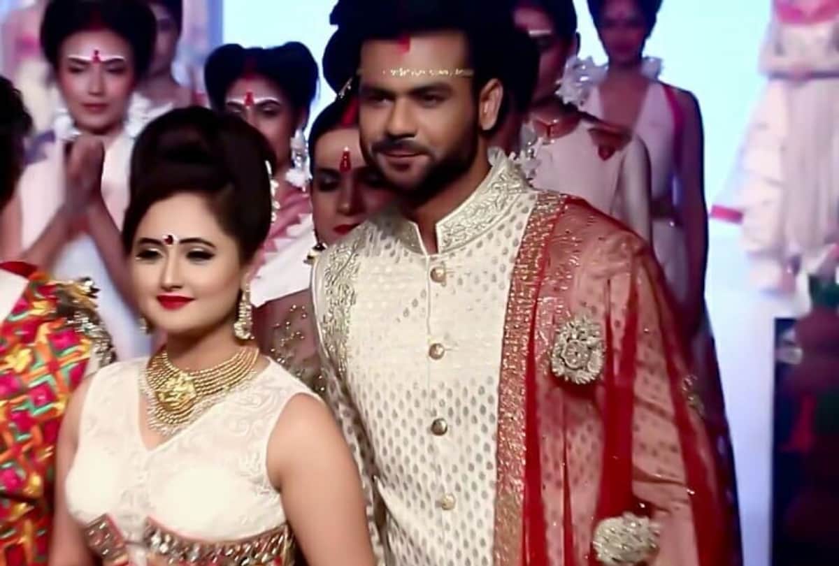 bigg boss 13 contestant vishal aditya rashmi desai walk on bombay fashion week