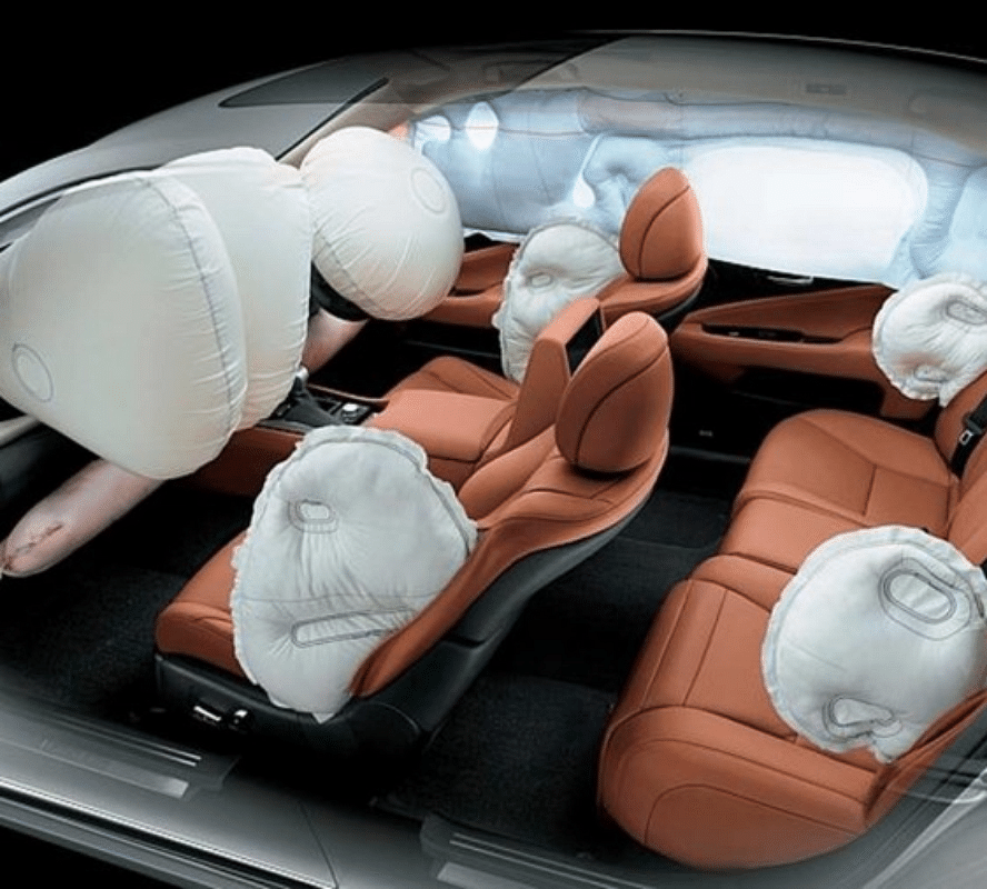 stan airbag' quickly inflates bouncy cushion to protect bikers from  accidents