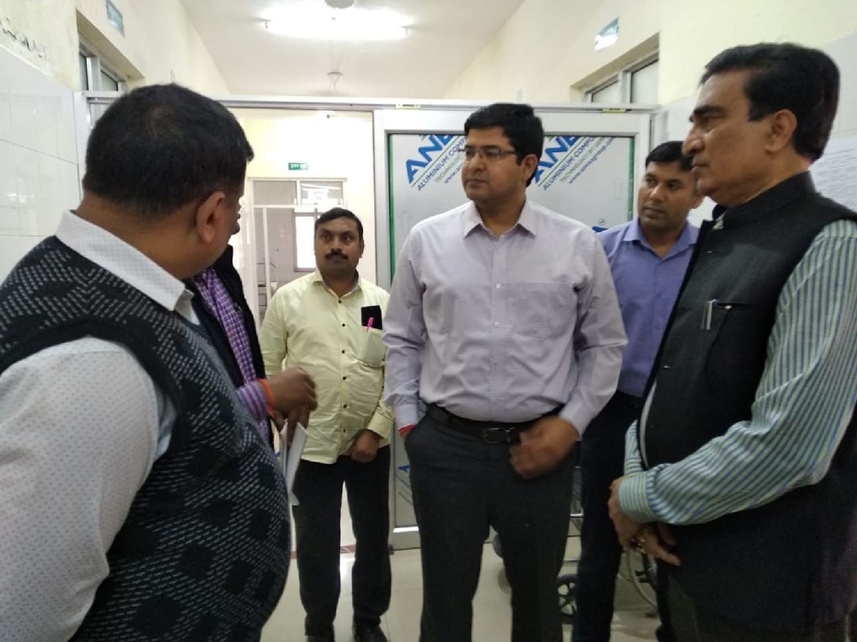 DM inspected Corona ward, instructions to be vigilant
