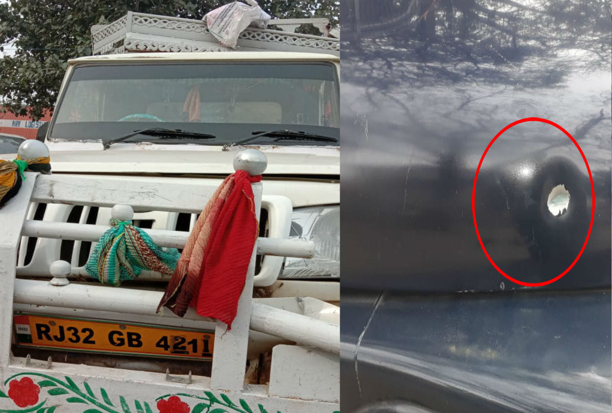 encounter between police and cow smugglers on highway in Mathura