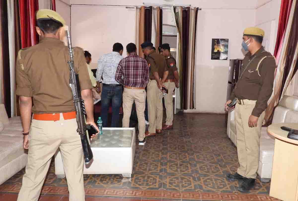 misdeed with model in kanpur near commissioner's house