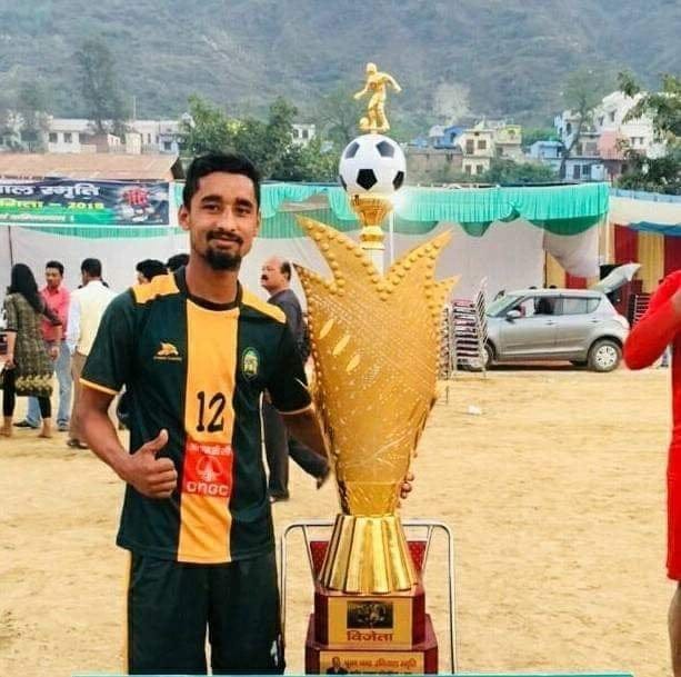 uttarakhand: football player died in bike accident